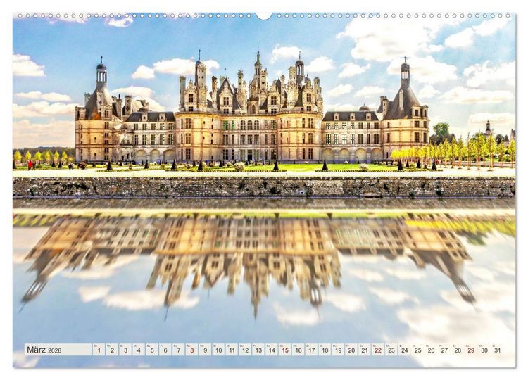 Produktbild: Romantisches Loiretal (Wandkalender 2026 DIN A2 quer), CALVENDO Monatskalender