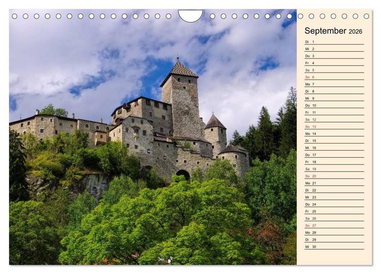 Produktbild: S&uuml;dtirol - Zwischen Ortler und Dolomiten (Wandkalender 2026 DIN A4 quer), CALVENDO Monatskalender