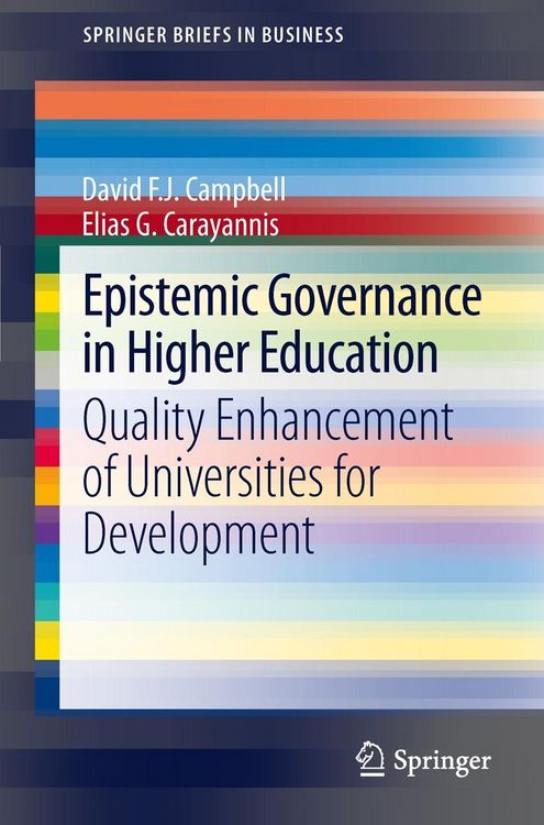 Produktbild: Epistemic Governance in Higher Education