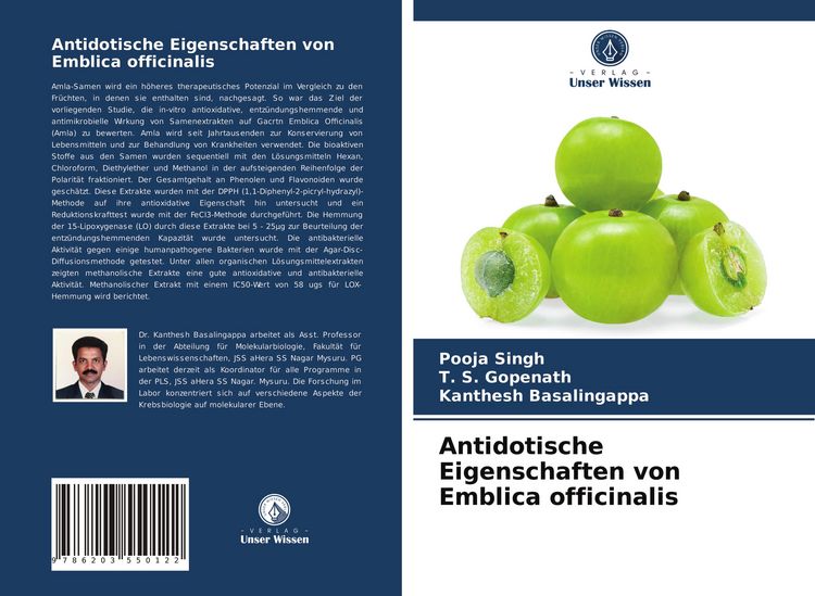 Produktbild: Antidotische Eigenschaften von Emblica officinalis