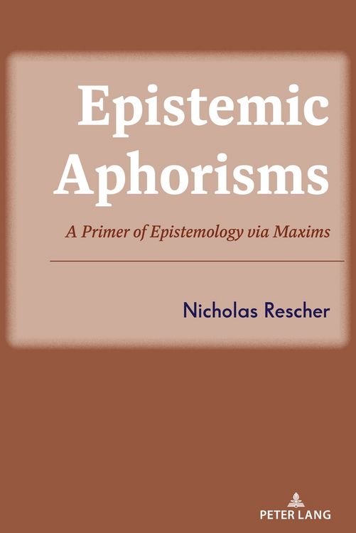 Produktbild: Epistemic Aphorisms