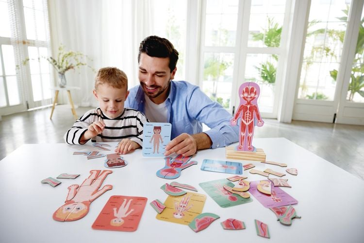 Produktbild: Hape - Magnetisches Puzzle Menschlicher K&ouml;rper