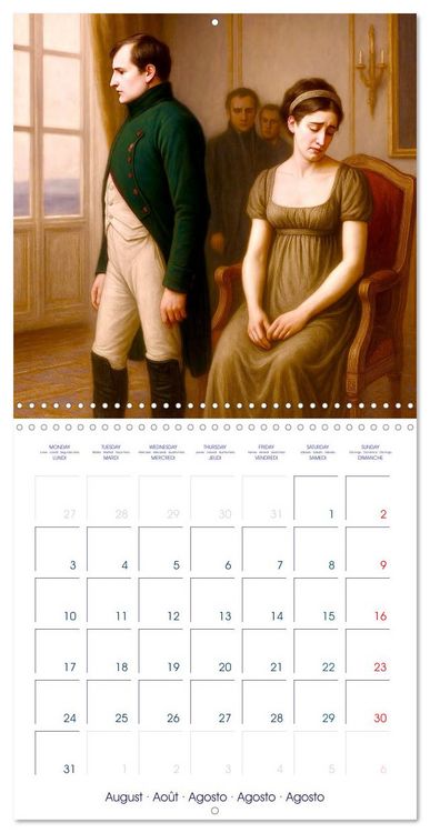 Produktbild: Napol&eacute;on Bonaparte (Calendrier mural carr&eacute; 2026 30x30 cm) Calendrier double avec une page pour vos prises de notes