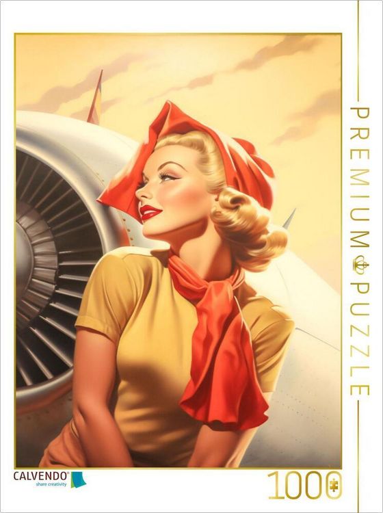 Produktbild: CALVENDO Puzzle Josephine Jetstream | 1000 Teile Lege-Gr&ouml;&szlig;e 64x48cm Foto-Puzzle f&uuml;r gl&uuml;ckliche Stunden