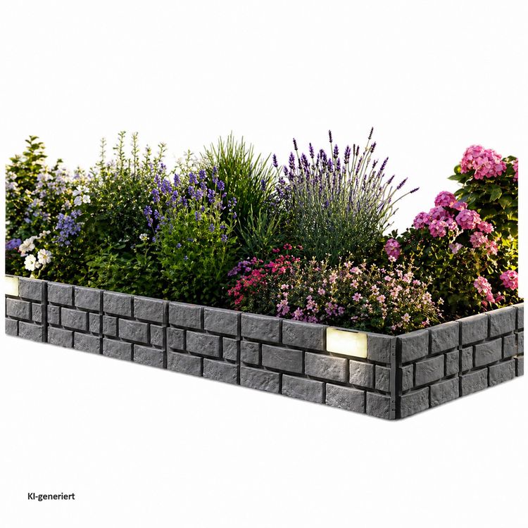 Produktbild: HTI-Living HTI-Living Beeteinfassung L&auml;nge 170 cm Ziegelsteinoptik