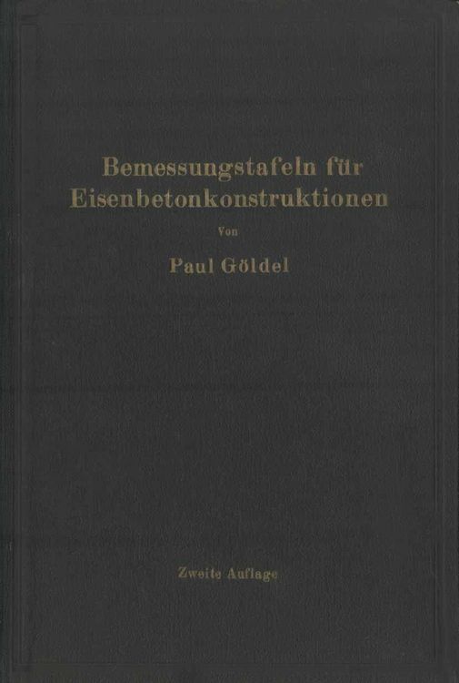 Produktbild: Bemessungstafeln f&uuml;r Eisenbetonkonstruktionen