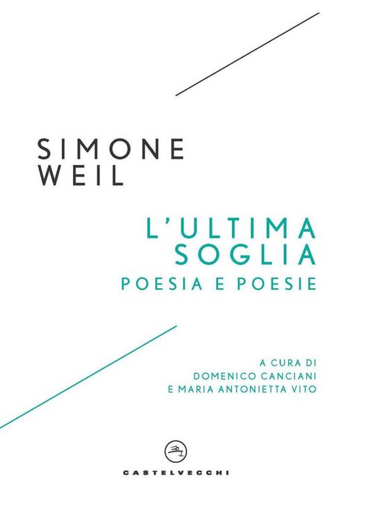 Produktbild: L' ultima soglia. Poesia e poesie