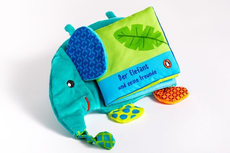 Produktbild: Mein Kuschel-Knisterbuch &ndash; Der Elefant und seine Freunde -
