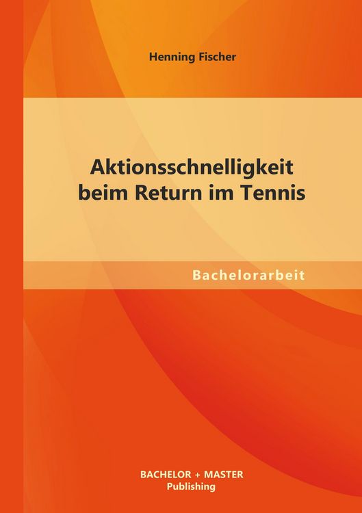 Produktbild: Aktionsschnelligkeit beim Return im Tennis