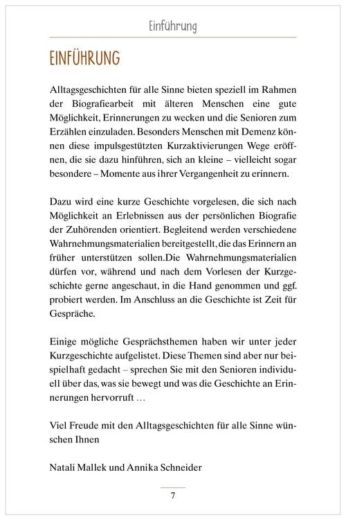 Produktbild: Alltagsgeschichten f&uuml;r alle Sinne f&uuml;r Senioren