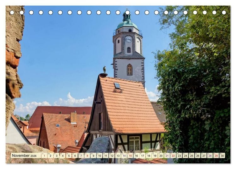 Produktbild: Bezauberndes Mei&szlig;en (Tischkalender 2026 DIN A5 quer), CALVENDO Monatskalender
