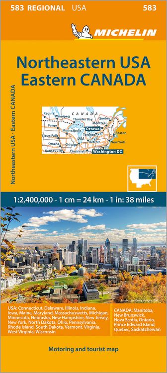 Produktbild: Michelin USA Nord-Ost, Kanada Ost