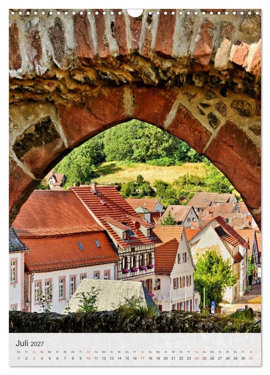 Produktbild: Lindenfels im Odenwald (Wandkalender 2027 DIN A3 hoch), CALVENDO Monatskalender