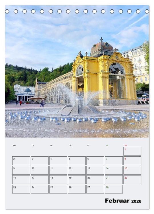 Produktbild: Tschechiens Highlights (Tischkalender 2026 DIN A5 hoch), CALVENDO Monatskalender