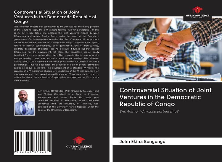 Produktbild: Controversial Situation of Joint Ventures in the Democratic Republic of Congo