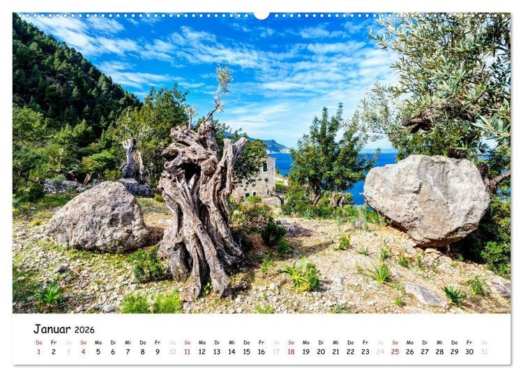 Produktbild: Wildes und romantisches Mallorca (Wandkalender 2026 DIN A2 quer), CALVENDO Monatskalender