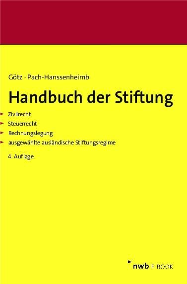 Produktbild: Handbuch der Stiftung
