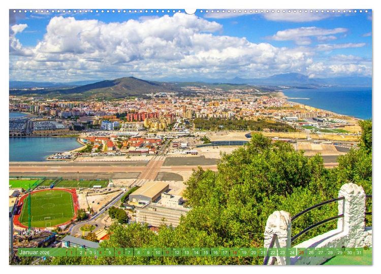 Produktbild: Ein Herz f&uuml;r Gibraltar (hochwertiger Premium Wandkalender 2026 DIN A2 quer), Kunstdruck in Hochglanz