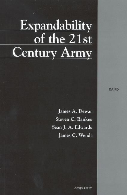 Produktbild: Expandability of the 21st Century Army