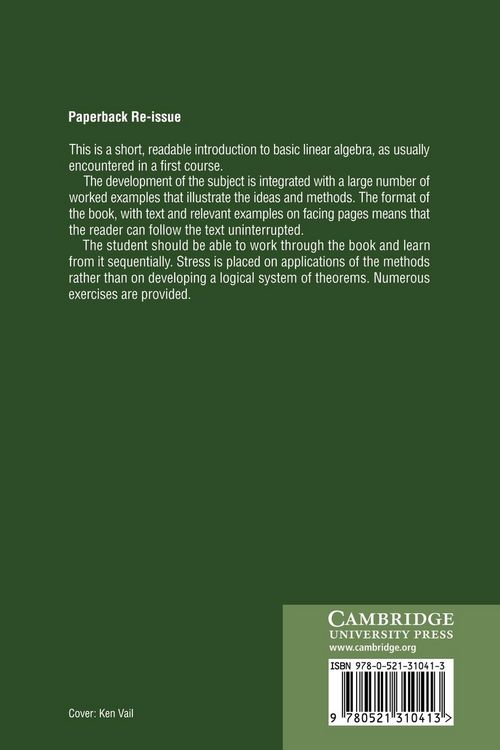 Produktbild: A First Course in Linear Algebra