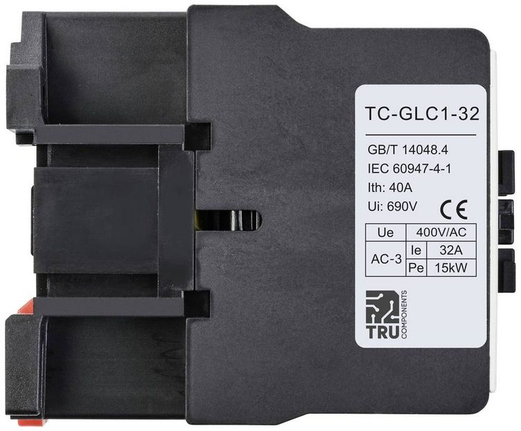 Produktbild: TRU COMPONENTS TC-GLC1-32 230V Sch&uuml;tz 3 Schlie&szlig;er 15kW 230 V/AC 32A 1St.