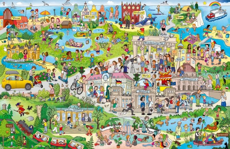 Produktbild: Deutschland Wimmelbuch