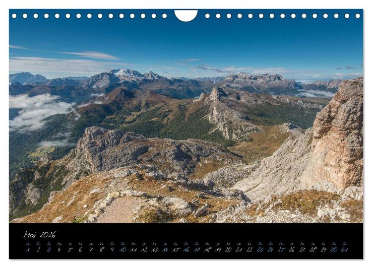 Produktbild: Dolomiten (Wandkalender 2026 DIN A4 quer), CALVENDO Monatskalender