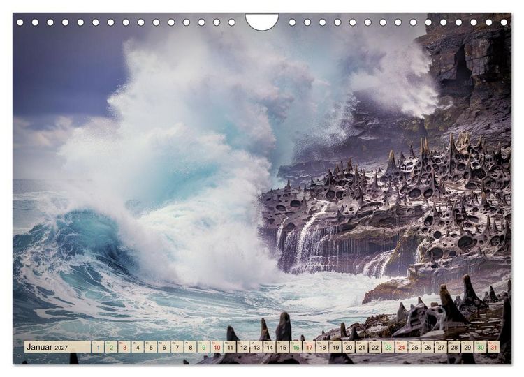 Produktbild: Gef&auml;hrliche Brandung (Wandkalender 2027 DIN A4 quer), CALVENDO Monatskalender