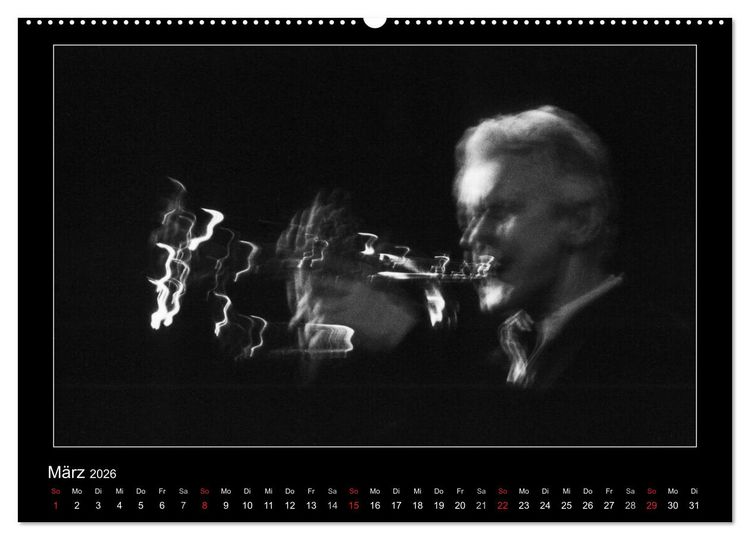 Produktbild: Jazz onstage (Wandkalender 2026 DIN A2 quer), CALVENDO Monatskalender