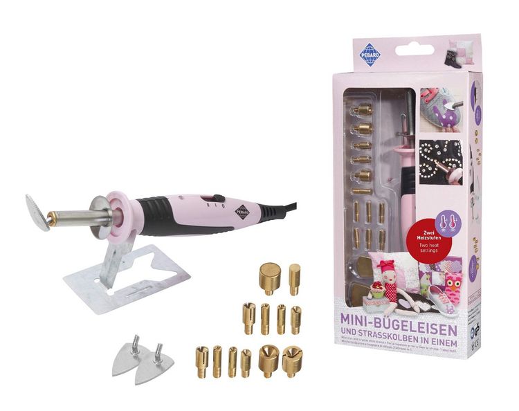 Produktbild: PEBARO 0211 - Mini-B&uuml;geleisen und Strasskolben in Einem