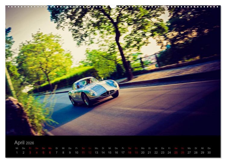 Produktbild: 1000 Meilen (Wandkalender 2026 DIN A2 quer), CALVENDO Monatskalender