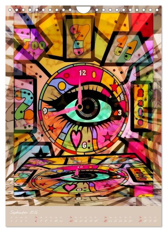 Produktbild: Willkommen in der Welt von Nico&acute;s Pop Art (Wandkalender 2026 DIN A4 hoch), CALVENDO Monatskalender