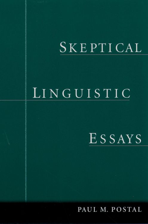 Produktbild: Skeptical Linguistic Essays