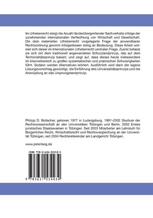Produktbild: Internationales Privatrecht, Urheberrecht und Internet