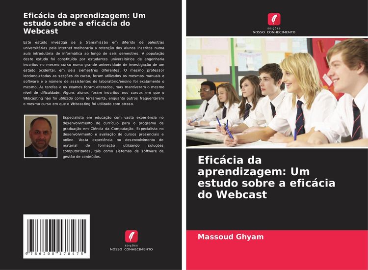 Produktbild: Efic&aacute;cia da aprendizagem: Um estudo sobre a efic&aacute;cia do Webcast