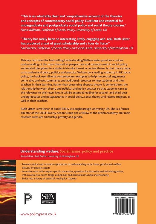 Produktbild: Understanding theories and concepts in social policy