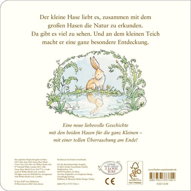 Produktbild: Wei&szlig;t du eigentlich, wie lieb ich dich hab? Kleiner Hase, das bist du!
