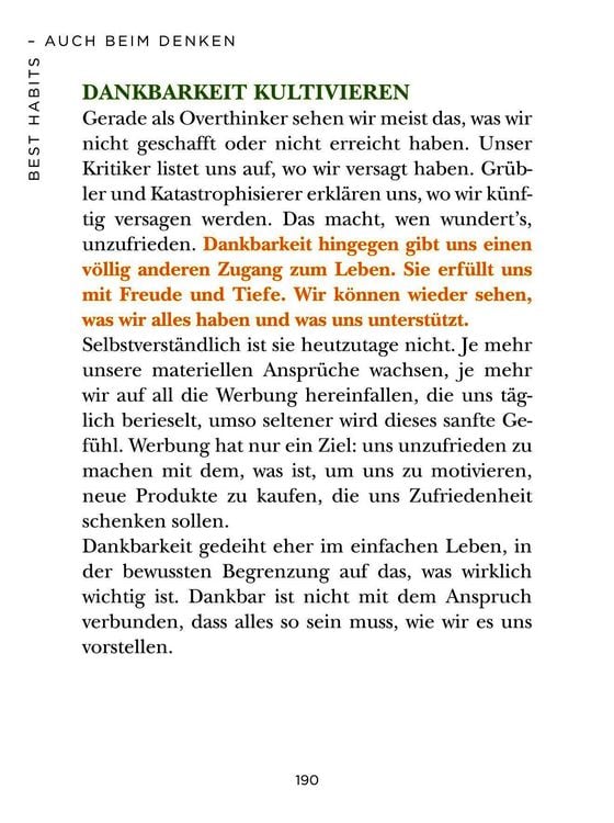 Produktbild: Die 1-Minuten-Strategie gegen Overthinking