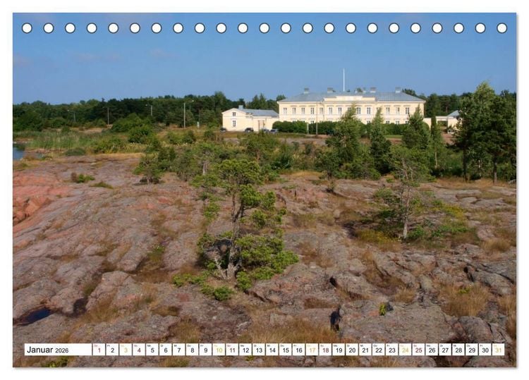 Produktbild: &Aring;landinseln. Sch&auml;rengarten zwischen Finnland und Schweden (Tischkalender 2026 DIN A5 quer), CALVENDO Monatskalender