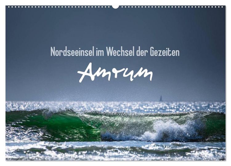 Produktbild: Amrum - Nordseeinsel im Wechsel der Gezeiten (Wandkalender 2026 DIN A2 quer), CALVENDO Monatskalender