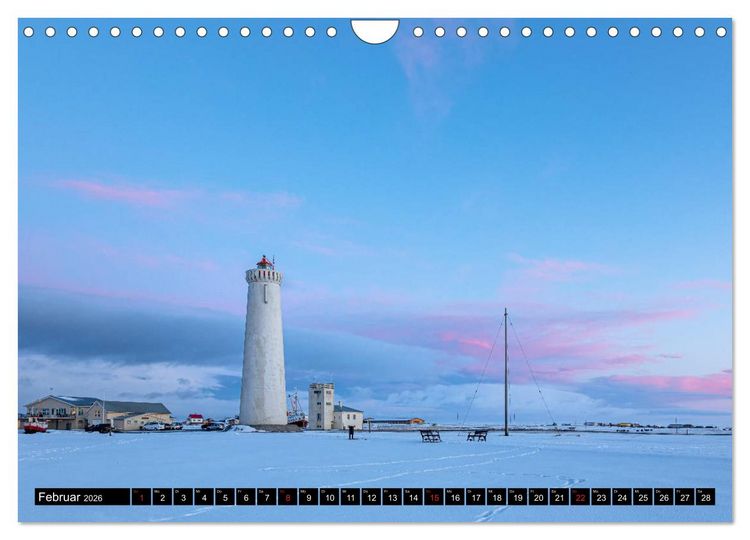 Produktbild: Leuchtt&uuml;rme - an Europas K&uuml;sten (Wandkalender 2026 DIN A4 quer), CALVENDO Monatskalender