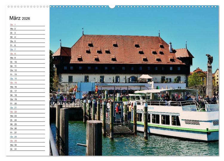 Produktbild: Konstanz - Ansichtssache (hochwertiger Premium Wandkalender 2026 DIN A2 quer), Kunstdruck in Hochglanz