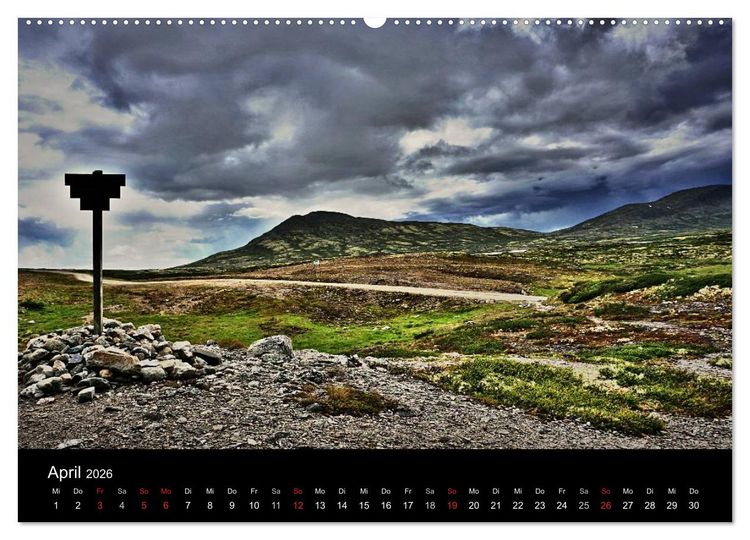 Produktbild: Atemberaubendes Norwegen (Wandkalender 2026 DIN A2 quer), CALVENDO Monatskalender