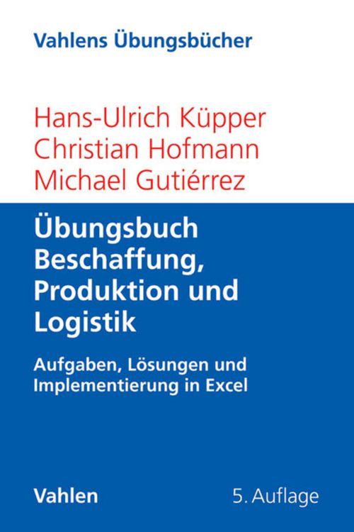Produktbild: &Uuml;bungsbuch Beschaffung, Produktion und Logistik