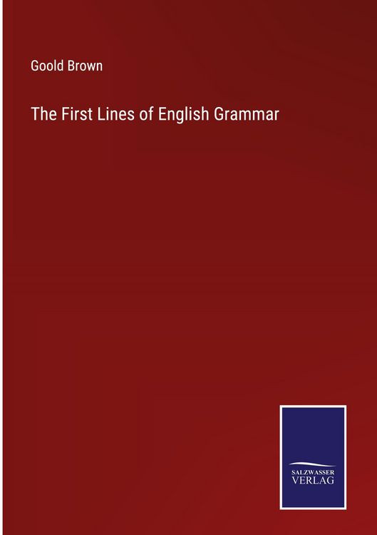 Produktbild: The First Lines of English Grammar