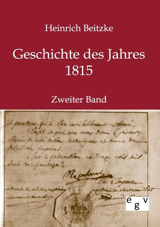 Produktbild: Geschichte des Jahres 1815