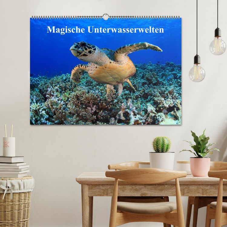 Produktbild: Magische Unterwasserwelten (Wandkalender 2026 DIN A2 quer), CALVENDO Monatskalender