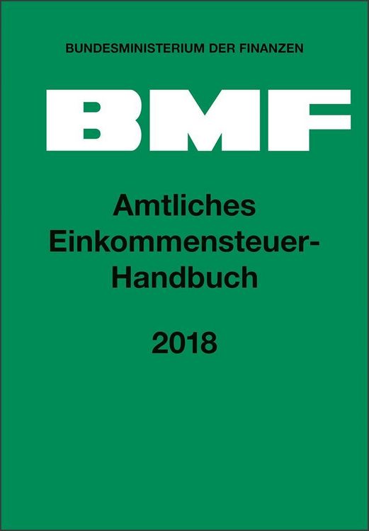 Produktbild: Amtliches Einkommensteuer-Handbuch 2018