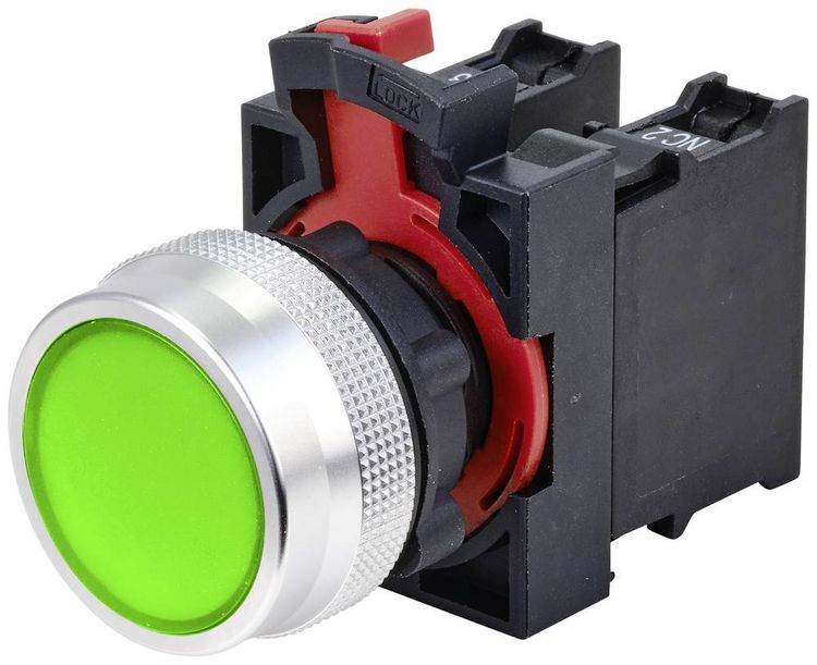Produktbild: TRU COMPONENTS TC-10091020 Druckschalter 250 V/AC 5A 1 x Ein/(Ein) tastend IP40 1St.