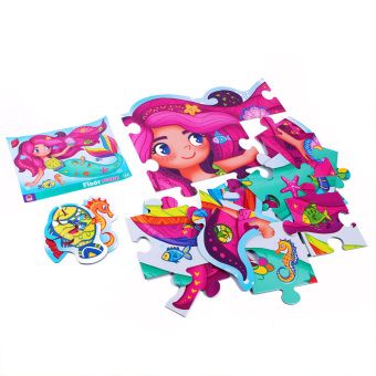 Produktbild: Puzzle Roter K&auml;fer Bodenpuzzle Meerjungfrau RK7010-02